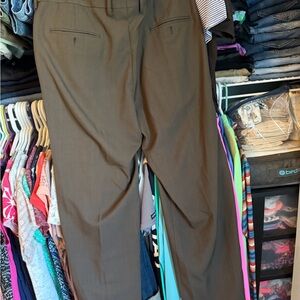 Haggar Men's Classic Dress Pants dark brown size 38x32